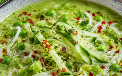 Asian Gazpacho with Noodles